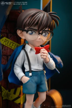 Alternative view of Detective Conan – Shinichi Kudo & Conan Edogawa Dual Form 1/7 Scale Statue – Wonderland Studio Limited Edition