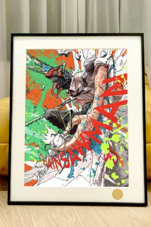 Alternative view of Chainsaw Man – Chainsaw Devil (Denji) Limited Edition Decorative Art — Xingkong Studio