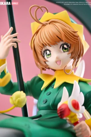 Alternative view of Cardcaptor Sakura – Sakura Kinomoto Magical Music Box LED Rotating Statue – Chikara Studio Limited Edition