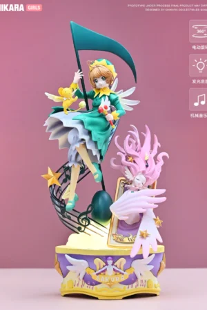 Cardcaptor Sakura – Sakura Kinomoto Magical Music Box LED Rotating Statue – Chikara Studio Limited Edition
