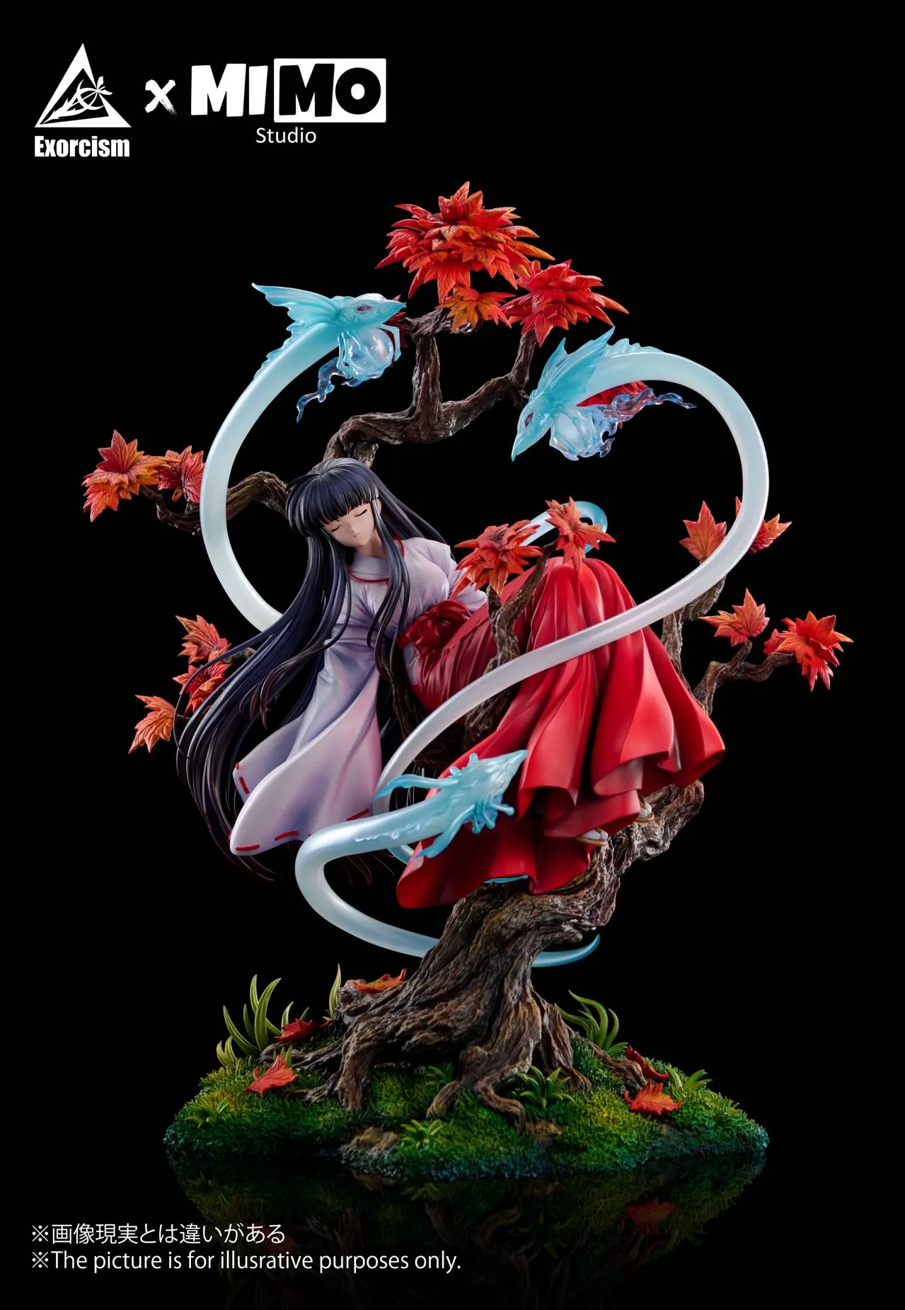 Exorcism & MIMO Studio – S+ Kikyo (Slumbering) Inuyasha Series | 1/6 Scale Premium Resin Statue