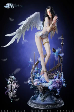 Alternative view of Caged Bird – 1/4 Scale Statue – STAREXVA Studio