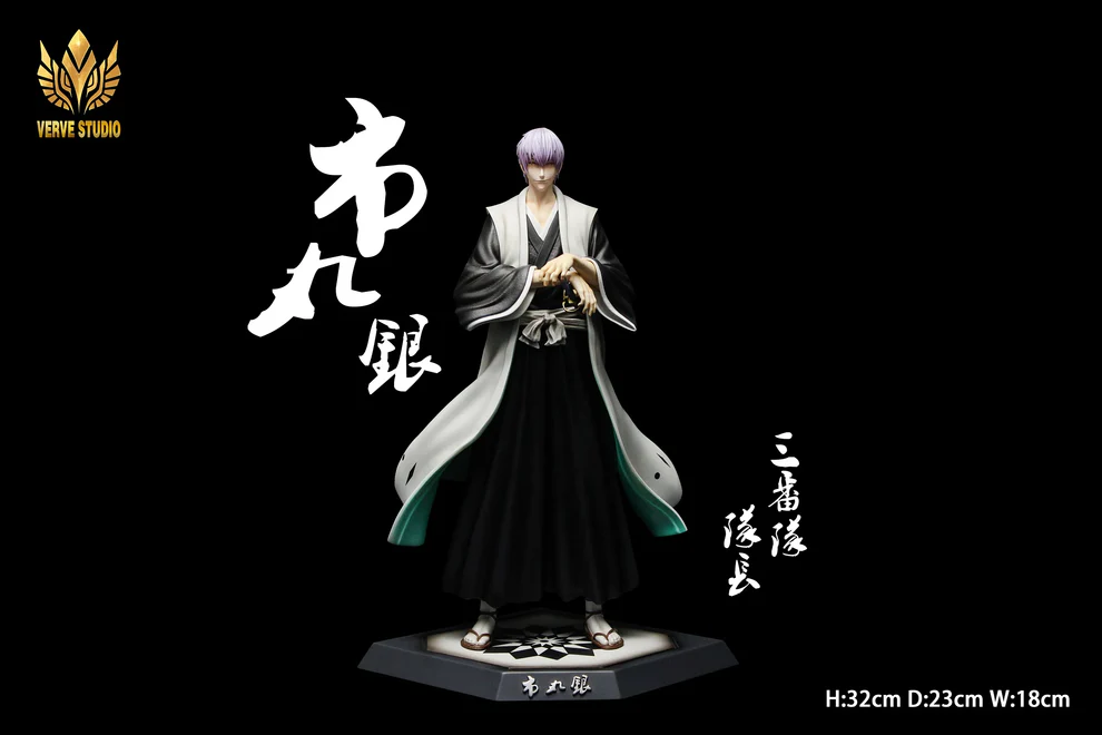 BLEACH – Gin Ichimaru 1/6 Scale GK Statue Shinigami Captains Resonance Series Verve Studio Limited Edition Resin Figure with Interchangeable Head Sculpt