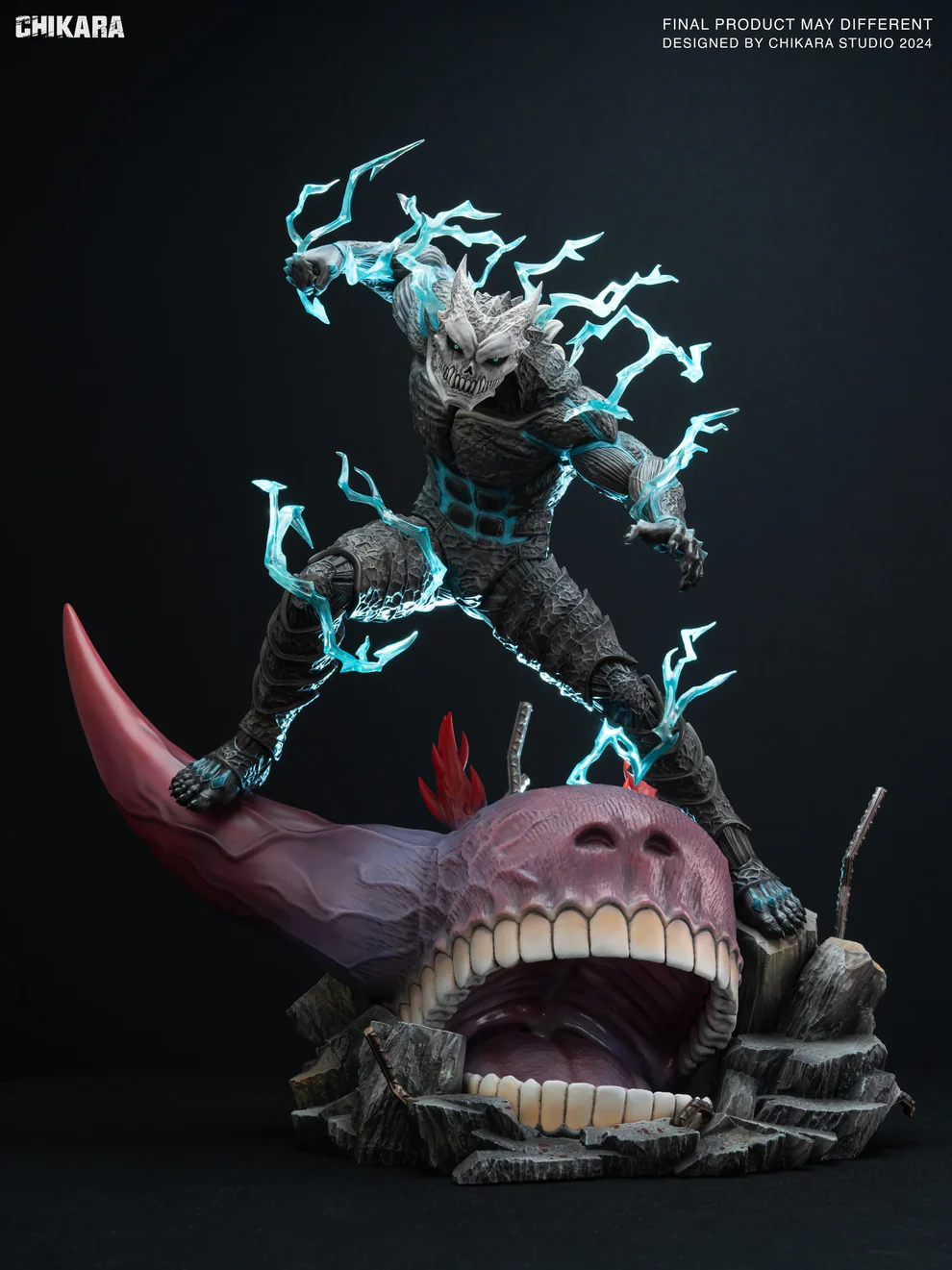 Kaiju No. 8 – Kafka Hibino Kaiju Form LED Statue 1/6 & 1/4 Scale – Chikara Studio