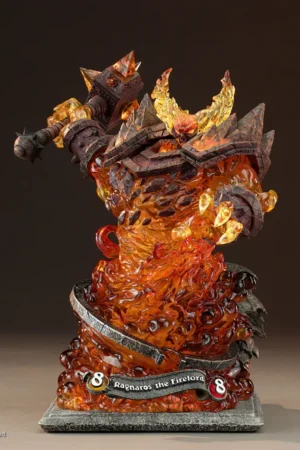 Hearthstone / World of Warcraft – Ragnaros the Firelord LED Statue 1/10 Scale Official Licensed Version – HEX Collectibles