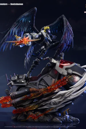 Digimon – Beelzemon Motorcycle Scene Statue – Sun Studio