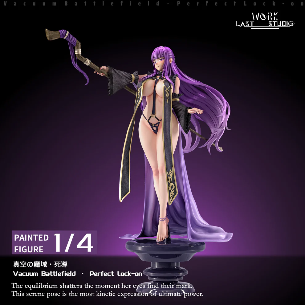 Frieren: Beyond Journey’s End – Fern “Void Magic Domain: Death Directive” 1/4 Scale Statue – Last Work Studio - Image 7