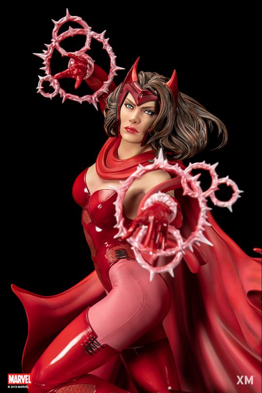 Marvel Scarlet Witch 1/4 Scale Statue – XM Studios Limited Edition Premium Collectible Diorama - Image 8
