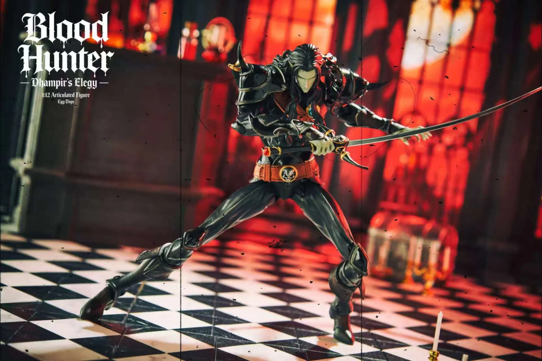 EGGTOYS – Blood Hunter: Dhampir’s Elegy Vampire Hunter D 1/12 Scale Licensed Action Figure - Image 2