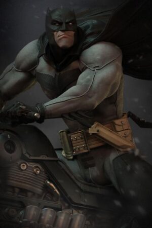 Batman: White Knight (Batcycle Edition) 1/4 Scale Statue – XM Studio