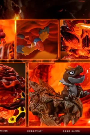 Alternative view of Pokémon – Primal Groudon LED Volcano Diorama Statue Limited Edition – Crescent Studio