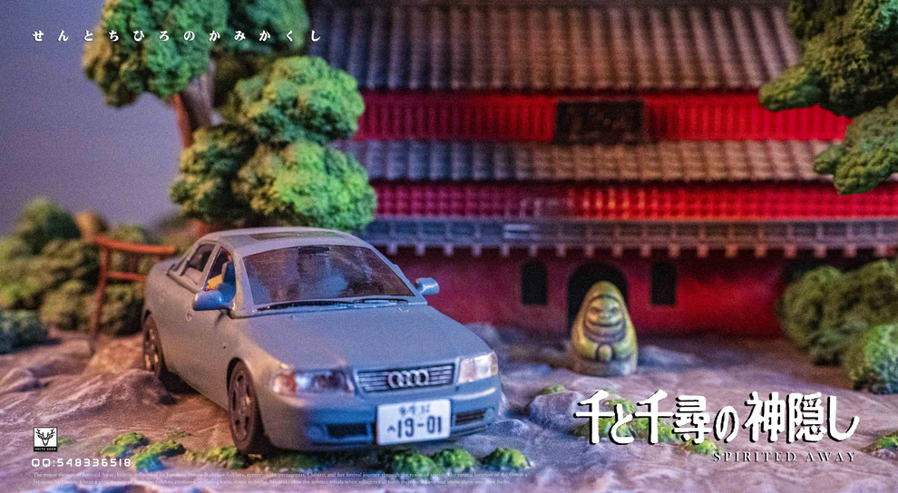Spirited Away – Chihiro & Haku Diorama Statue – White Deer Studio - Image 9
