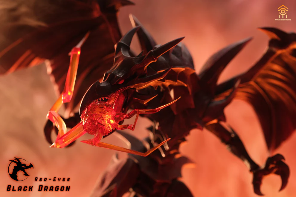Yu-Gi-Oh! – Blue-Eyes White Dragon & Red-Eyes Black Dragon 1/7 Scale Statue Set – Aftershock Studio - Image 10