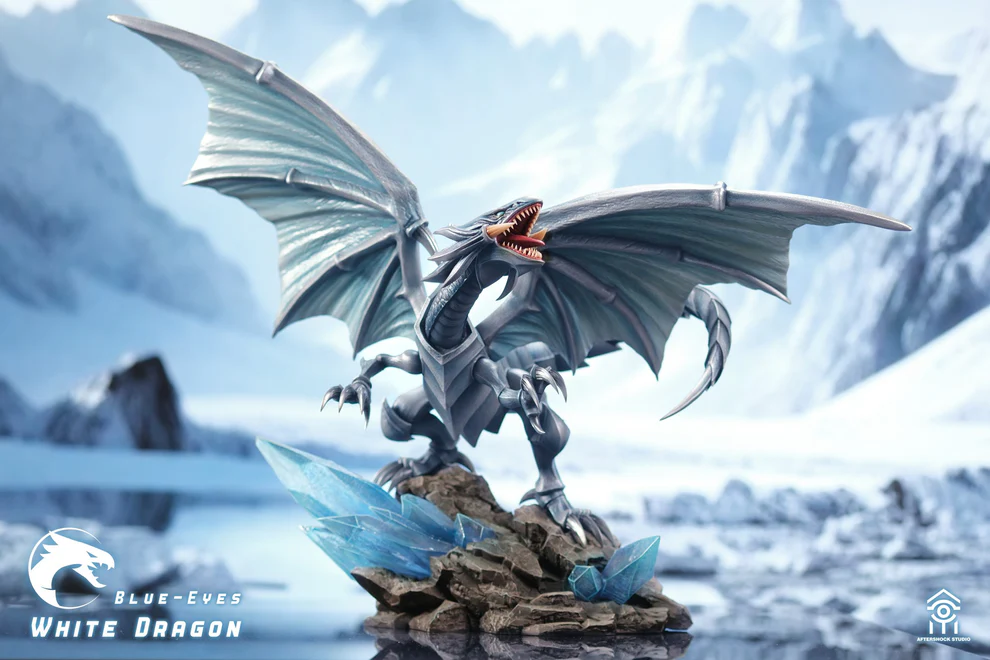 Yu-Gi-Oh! – Blue-Eyes White Dragon & Red-Eyes Black Dragon 1/7 Scale Statue Set – Aftershock Studio