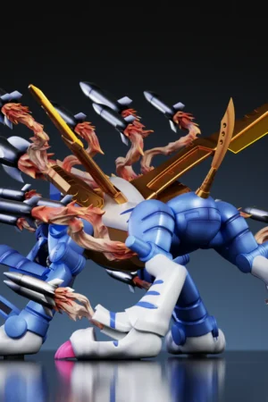 Alternative view of Digimon – MetalGarurumon Missile Barrage & Cocytus Breath GK Statue – Sun Studio Limited Resin Collectible Figure