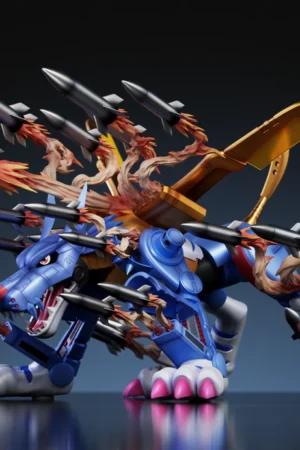Digimon – MetalGarurumon Missile Barrage & Cocytus Breath GK Statue – Sun Studio Limited Resin Collectible Figure