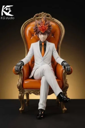 Alternative view of Katekyo Hitman Reborn! Tsunayoshi Sawada & Reborn Premium Statue Set - KG Studio