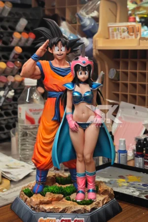 Goku Youth × Chi-Chi Youth Dragon Ball | Dual Character Display Statue - Sky End Studio