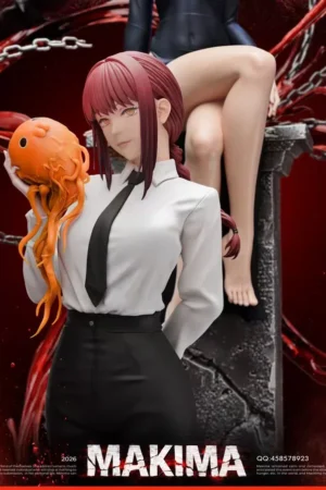 Alternative view of Makima Chainsaw Man | 1/6&1/4 Scale Resin Statue - Mountain Rain Cloud Studio