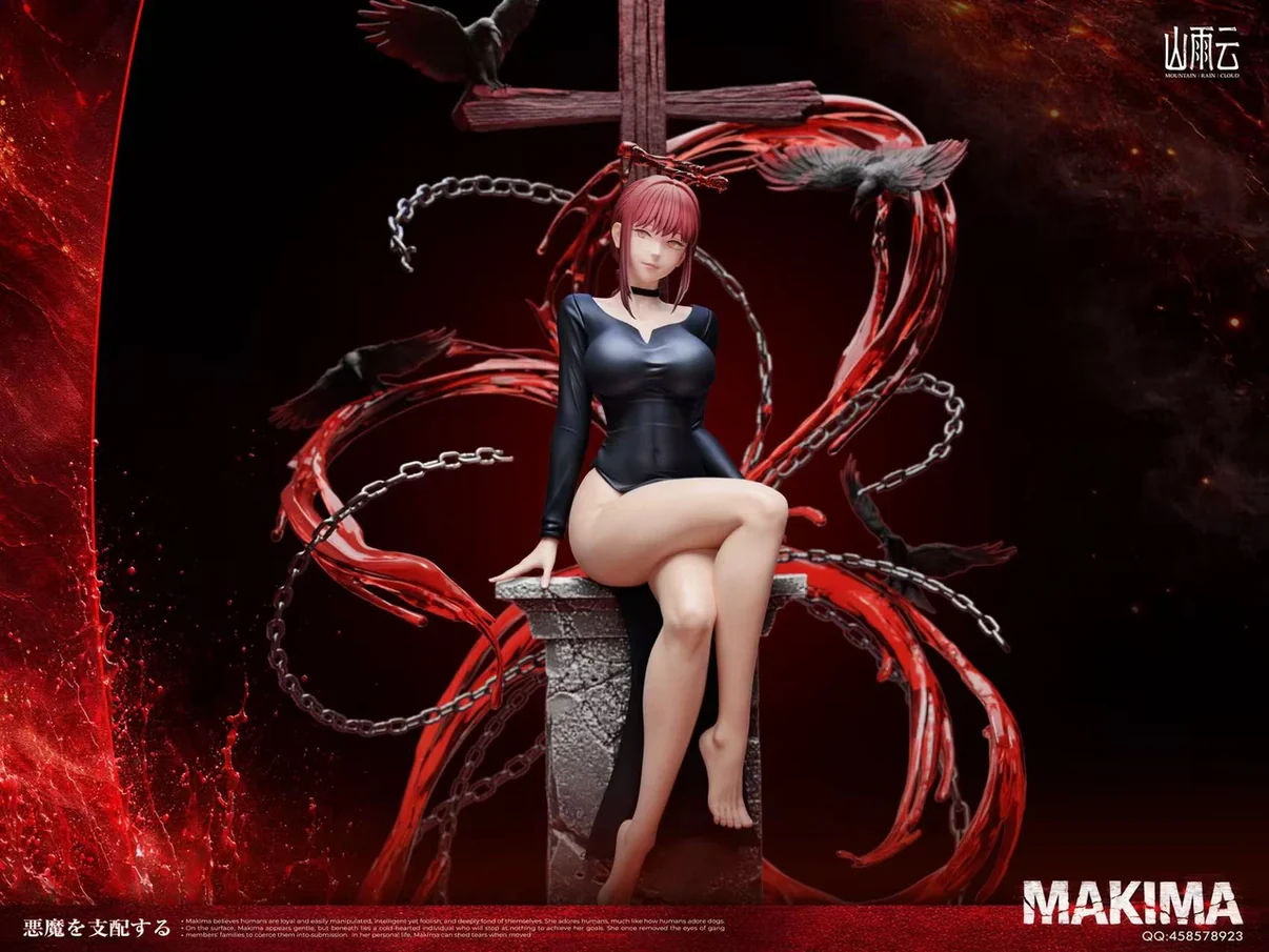 Makima Chainsaw Man | 1/6&1/4 Scale Resin Statue - Mountain Rain Cloud Studio - Image 6