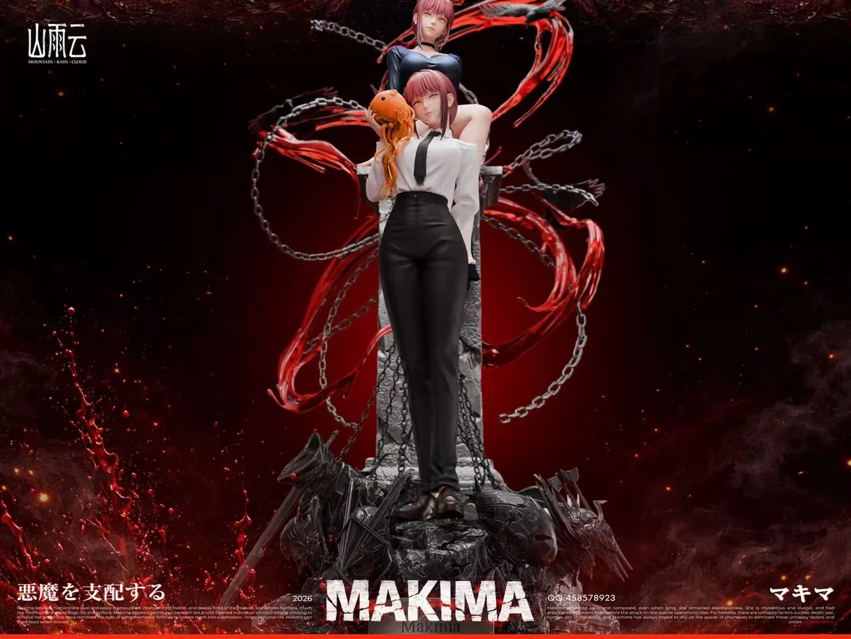 Makima Chainsaw Man | 1/6&1/4 Scale Resin Statue - Mountain Rain Cloud Studio - Image 8