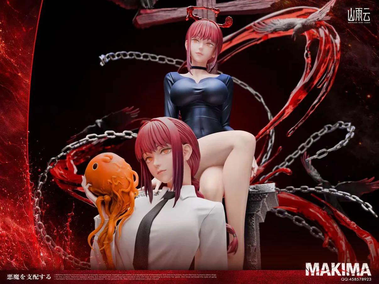 Makima Chainsaw Man | 1/6&1/4 Scale Resin Statue - Mountain Rain Cloud Studio - Image 9