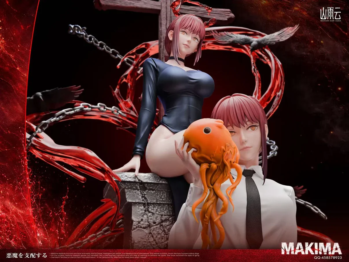 Makima Chainsaw Man | 1/6&1/4 Scale Resin Statue - Mountain Rain Cloud Studio - Image 4