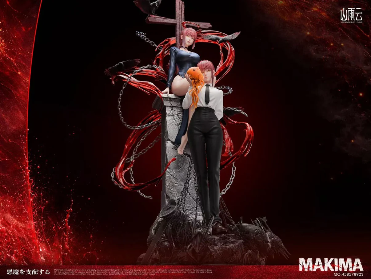 Makima Chainsaw Man | 1/6&1/4 Scale Resin Statue - Mountain Rain Cloud Studio - Image 7