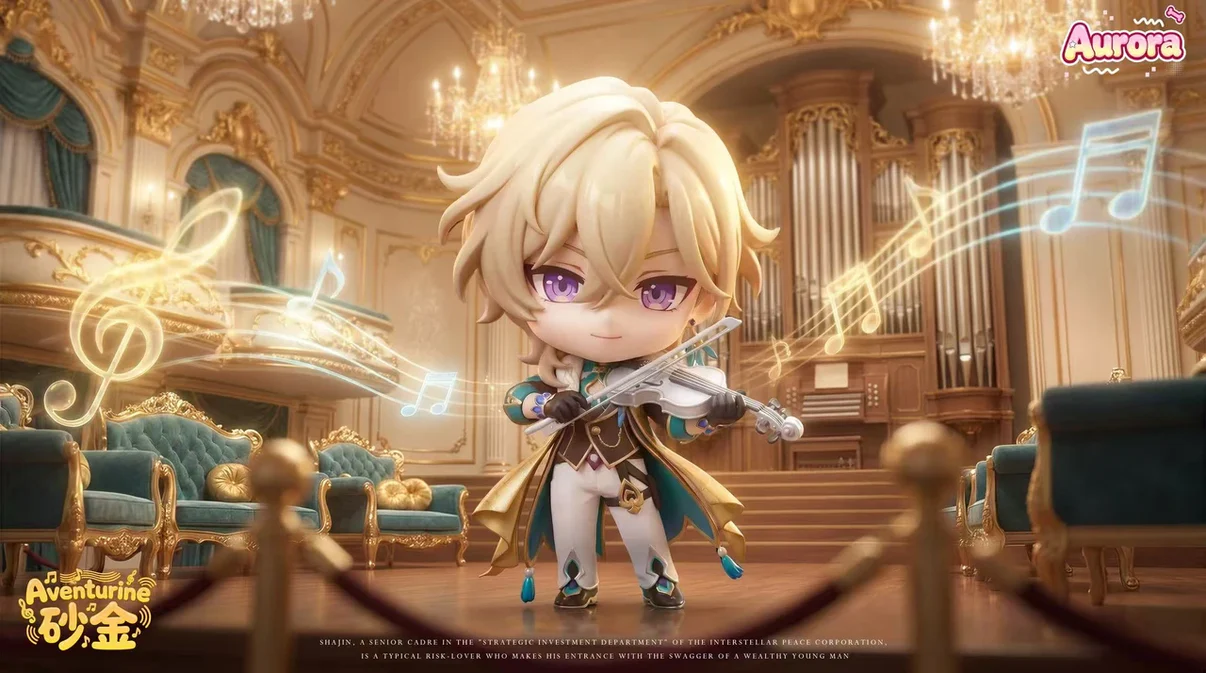 Aurora Studio – Chibi Aventurine Honkai: Star Rail | Chibi Collectible Statue