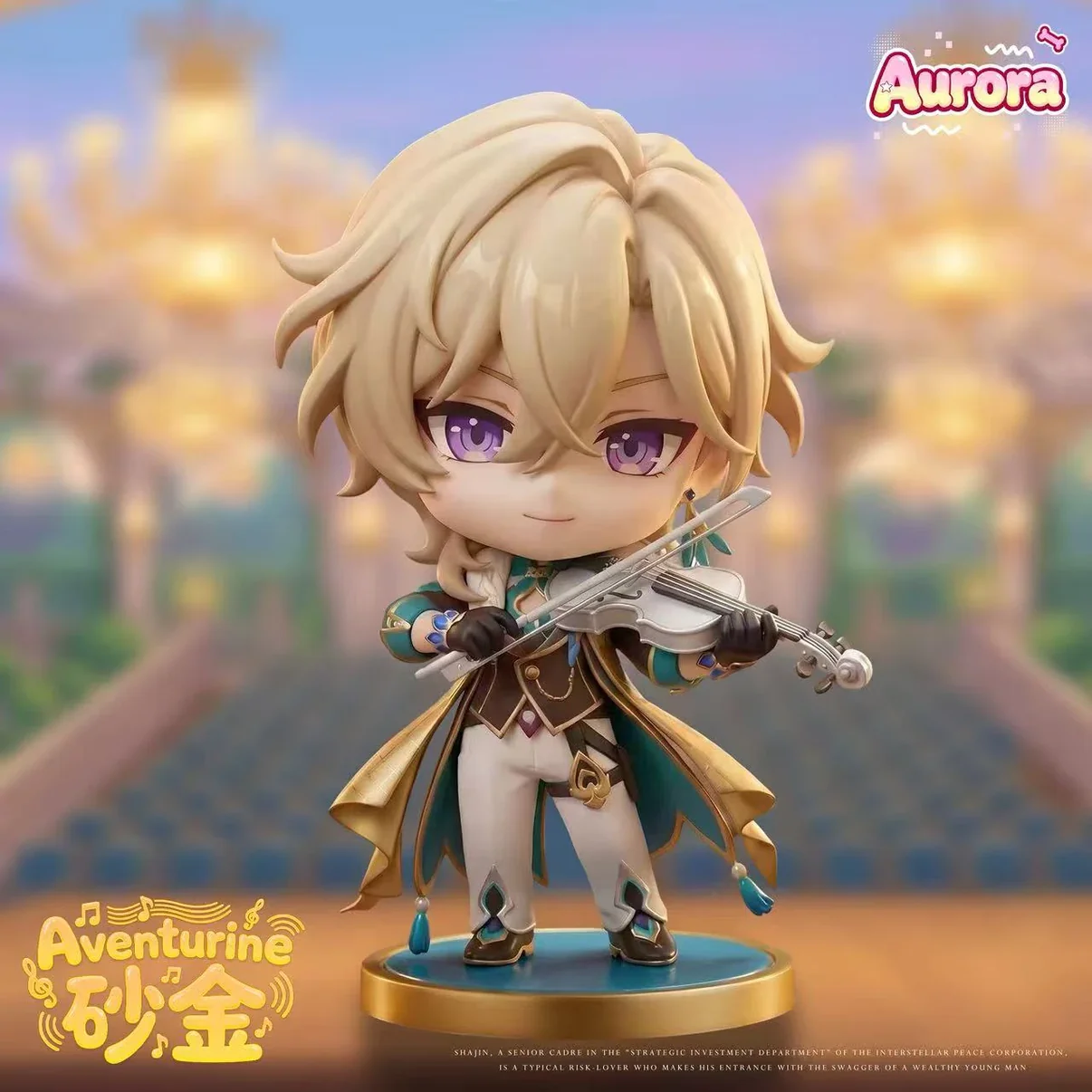 Aurora Studio – Chibi Aventurine Honkai: Star Rail | Chibi Collectible Statue - Image 3