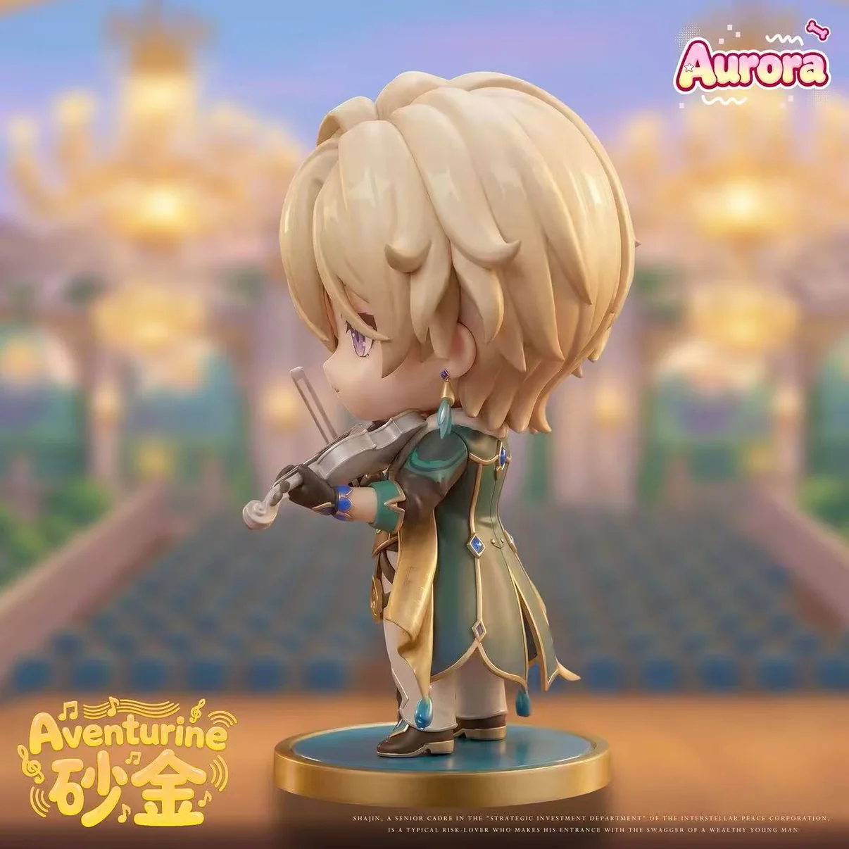 Aurora Studio – Chibi Aventurine Honkai: Star Rail | Chibi Collectible Statue - Image 4