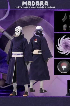 Alternative view of ROCKETTOYS – Madara Uchiha (White Mask Ver.) Naruto Shippuden | 1/6 Scale Licensed Action Figure | ROC-021
