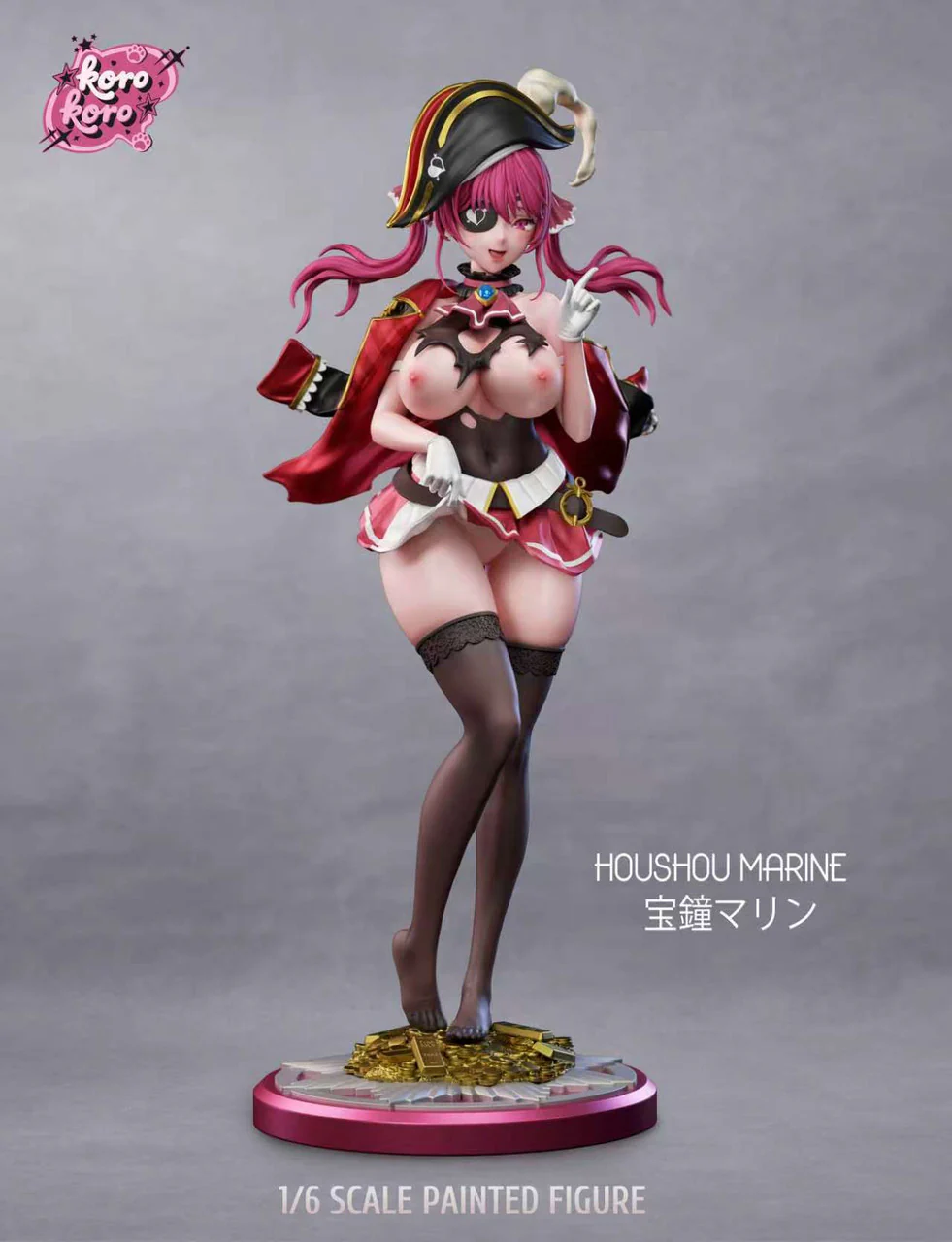 Koro Koro Studio – Houshou Marine hololive VTuber | 1/6 Scale Licensed Figure - Image 2