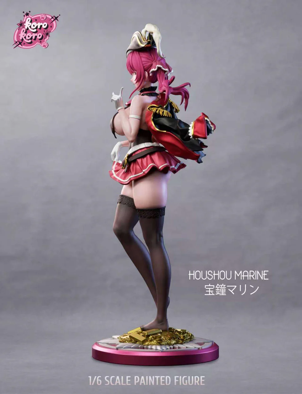 Koro Koro Studio – Houshou Marine hololive VTuber | 1/6 Scale Licensed Figure - Image 6