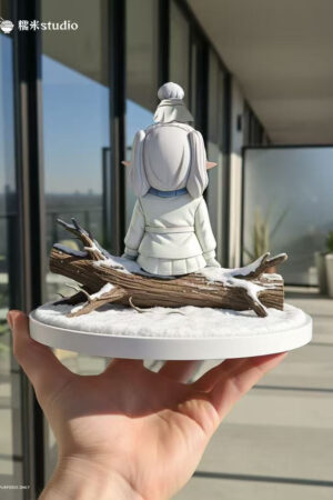 Alternative view of ANM Studio × Nuo Mi Studio – Desktop Series: Snow Frieren Frieren: Beyond Journey’s End | Resin Desktop Statue
