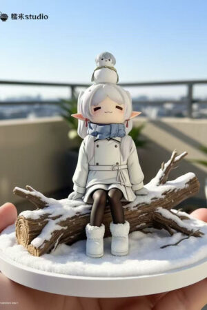 ANM Studio × Nuo Mi Studio – Desktop Series: Snow Frieren Frieren: Beyond Journey’s End | Resin Desktop Statue