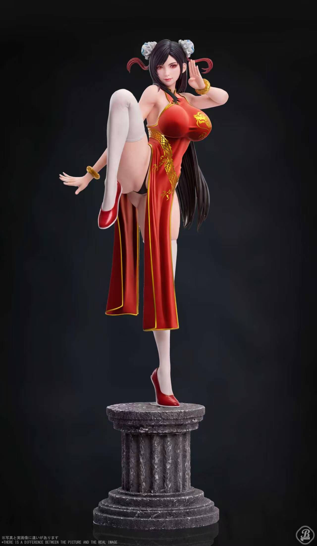BBSD Studio – Cheongsam Kung Fu Tifa Final Fantasy | 1/6 Scale Resin Statue - Image 3