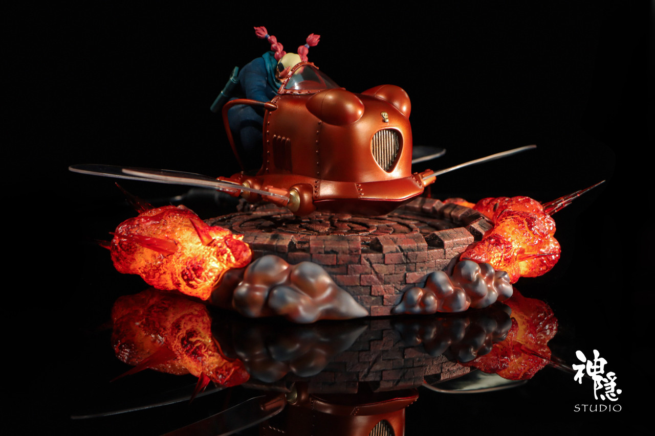 Shen Yin Studio – Castle in the Sky “Flaptter” (LED Version) Studio Ghibli | Diorama Resin Collectible - Image 2