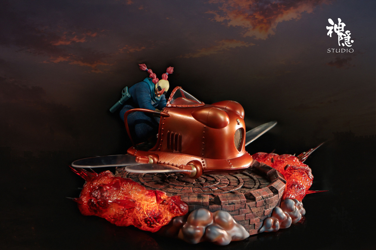 Shen Yin Studio – Castle in the Sky “Flaptter” (LED Version) Studio Ghibli | Diorama Resin Collectible