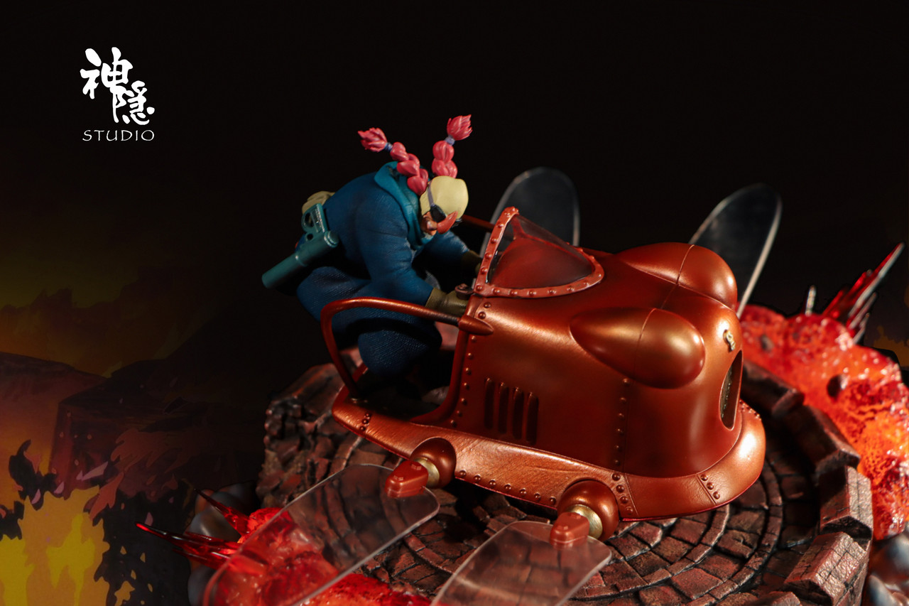Shen Yin Studio – Castle in the Sky “Flaptter” (LED Version) Studio Ghibli | Diorama Resin Collectible - Image 4