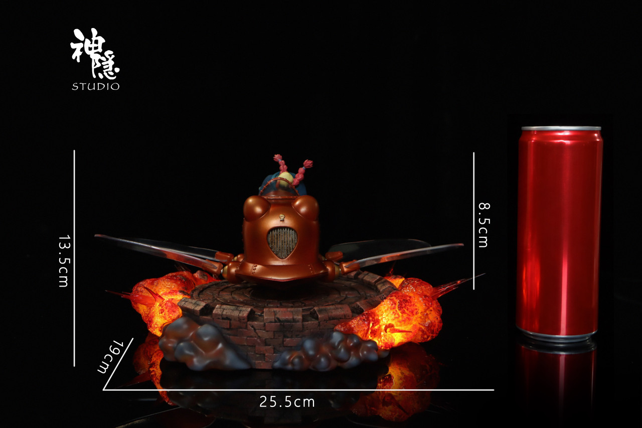 Shen Yin Studio – Castle in the Sky “Flaptter” (LED Version) Studio Ghibli | Diorama Resin Collectible - Image 7