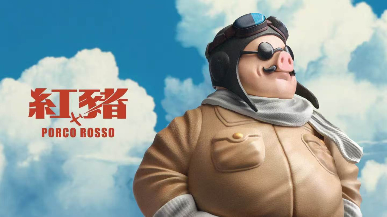 LongMiao Studio – Porco Rosso Studio Ghibli Anime Resin Figure - Image 3
