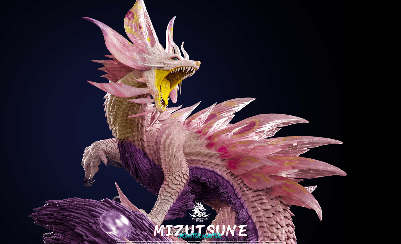 Dragon Realm Studio – Mizutsune Monster Hunter Resin Figure (Video Game Collectible) - Image 2
