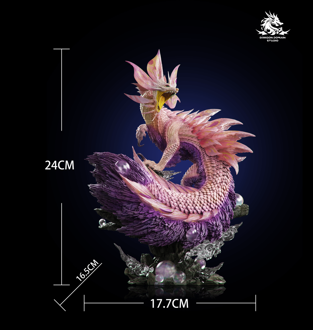 Dragon Realm Studio – Mizutsune Monster Hunter Resin Figure (Video Game Collectible) - Image 4