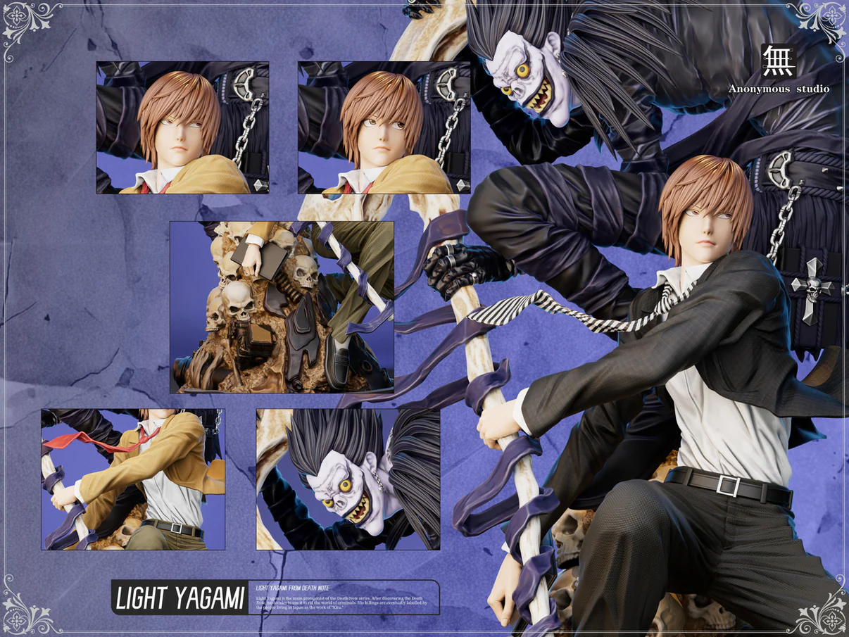 Anonymous Studio – Light Yagami & Ryuk Death Note Anime TOPGK Resin Figure