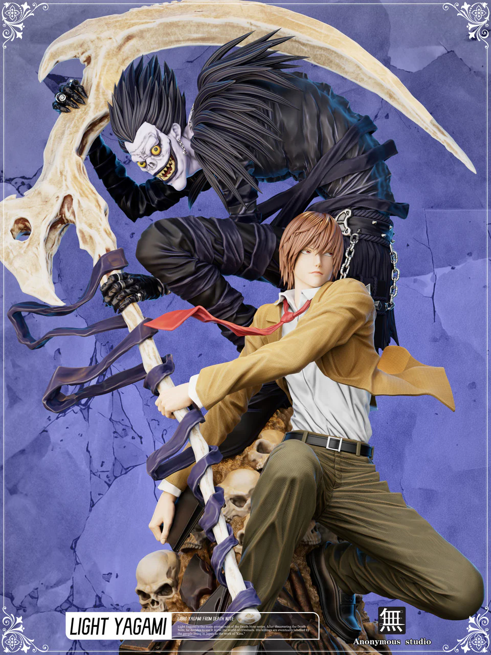 Anonymous Studio – Light Yagami & Ryuk Death Note Anime TOPGK Resin Figure