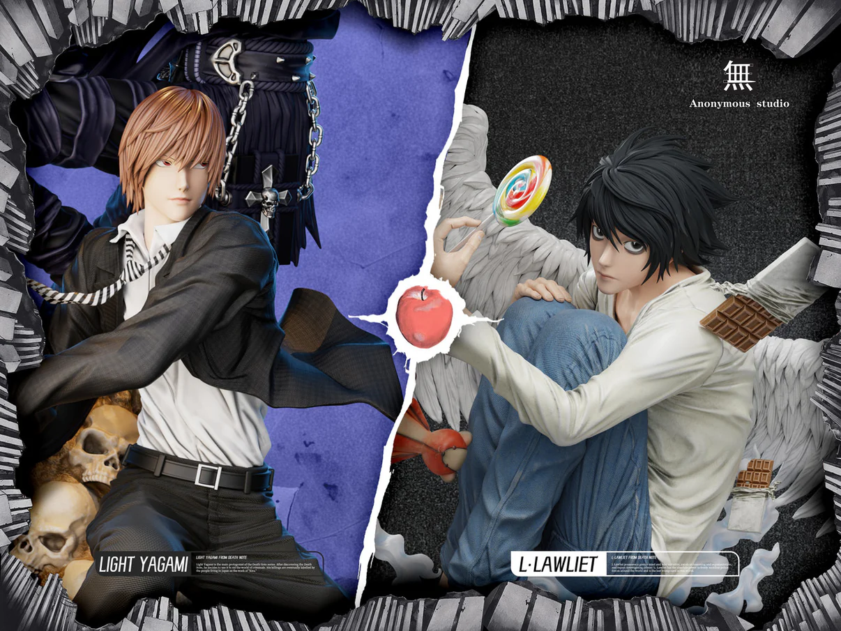 Anonymous Studio – Light Yagami & Ryuk Death Note Anime TOPGK Resin Figure