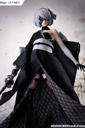 Alternative view of NieR: Automata 2B (YoRHa No.2 Type B) Japanese Style 1/4 Scale Figure - F:NEX