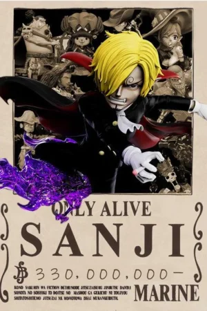 Alternative view of Vampire Earl Sanji (Vinsmoke Sanji) Q-Style Statue (One Piece) - Little Love Studios