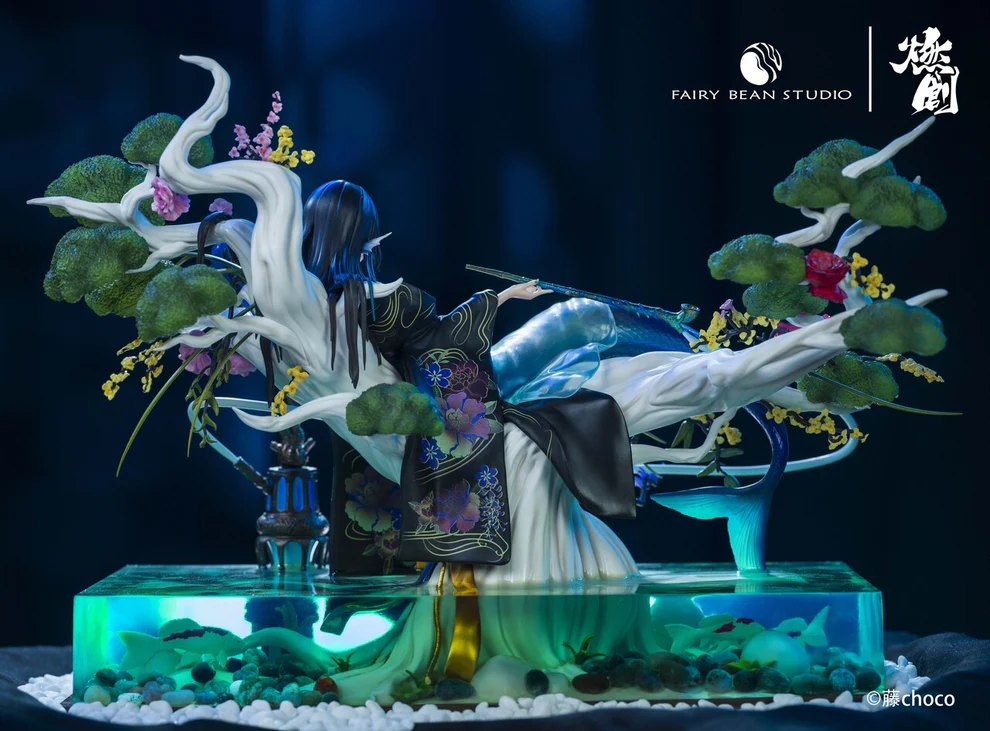 Okuzashiki Mermaid Princess 1/7 Scale Statue – Fuji Choco Licensed – Fairy Bean Studio - Image 6